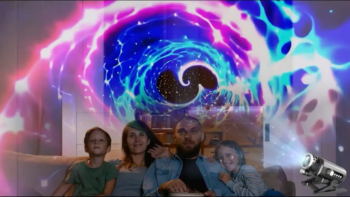 Multi Color Galaxy Light